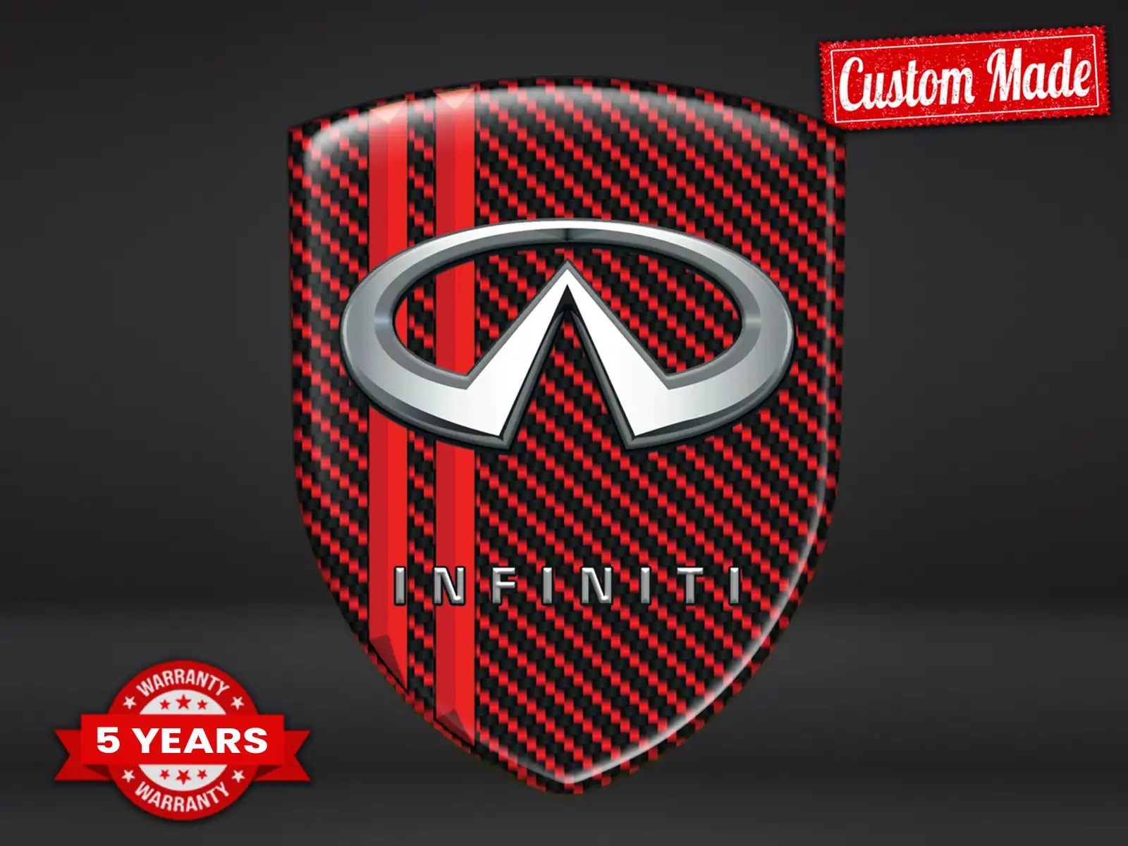 Infiniti Pegatinas Parabrisas Auto Máximo Resistente Look Pro